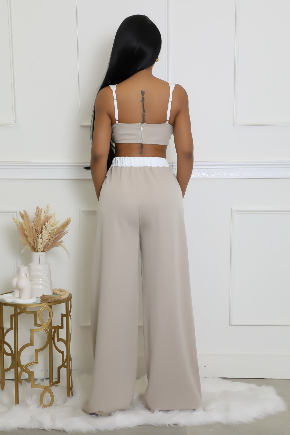 Bianca Two-Tone Pant Set