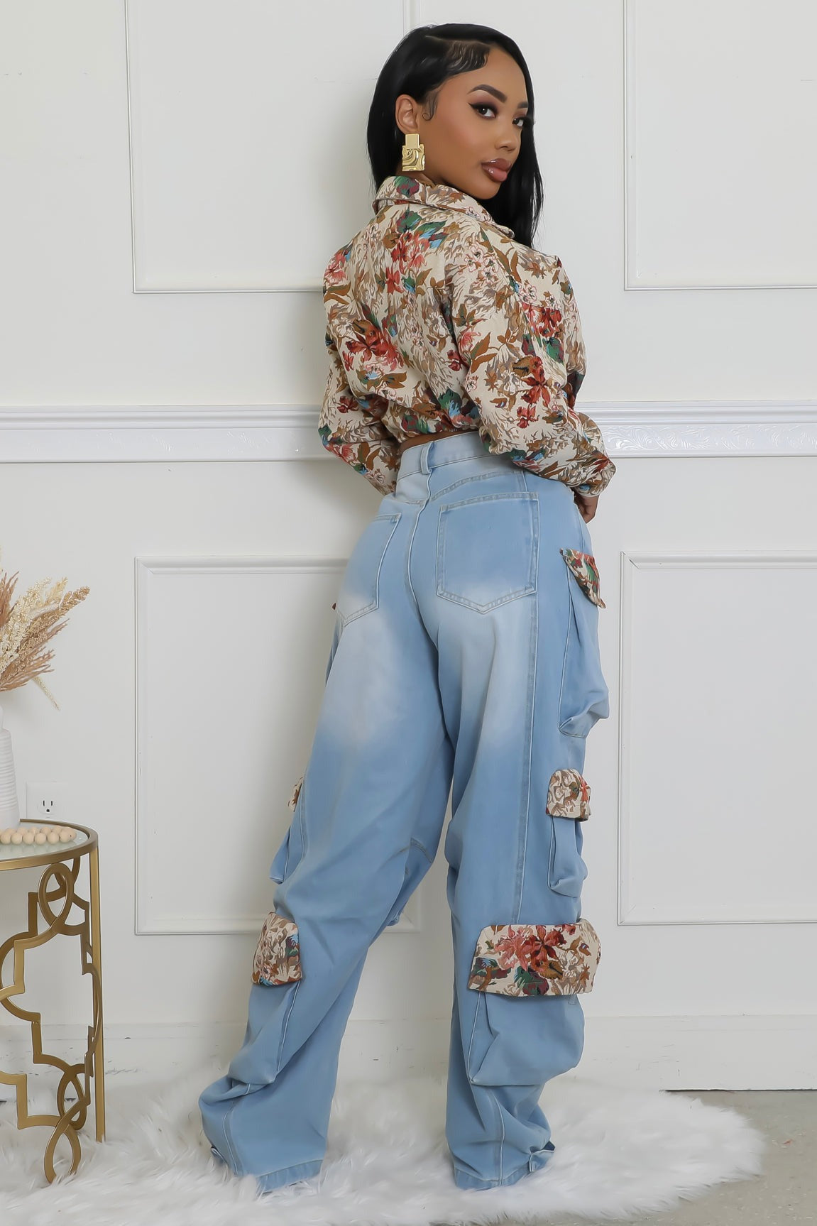 Luna Floral Cargo Set