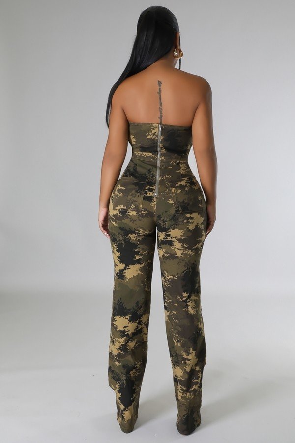 Aria Army Jumpsuit